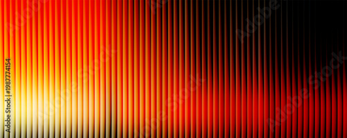 Ripple gradient background design. Modern distortion ripple glass texture effect. Abstract fractal effect ribbed glass texture with vibrant gradients smooth fluted horizontal vector bg.