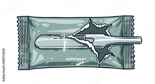 Razor Blade in Packaging