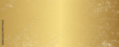 Gold Grunge Texture with distressed effect. Gold grunge wall texture. Abstract patina background. Vintage luxury Gold Background. Vector illustration