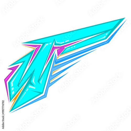 Stripes  Sport Element Illustration