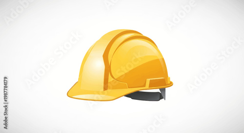 Yellow Hard Hat Safety Helmet