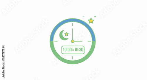 Clock icon illustrating time schedule and deadlines for various concepts
