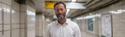 The Commuter: A man walks a...