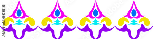 Floral pattern. wood carving pattern