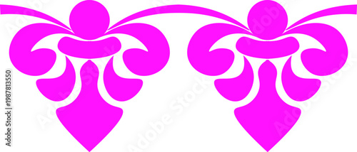 Floral pattern. wood carving pattern