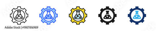 Innovation Lab Icon Collection With Multiple Styles