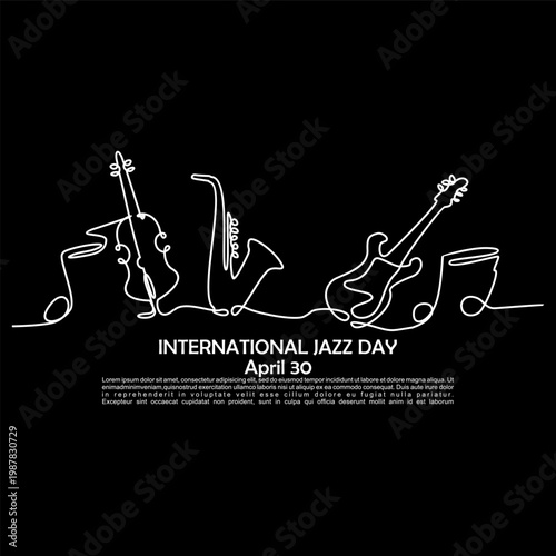 International Jazz Day, Poster and banner