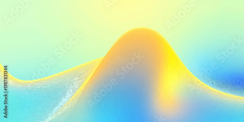Abstract triangle background vector illustration of an ancient Egyptian desert landscape featuring pyramids and a camel under an orange sunset sky