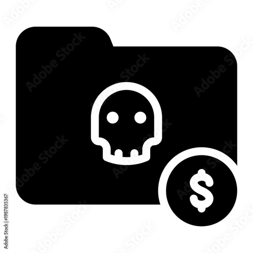 money glyph icon