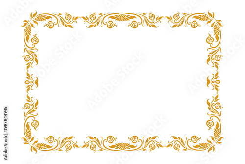 White and Yellow Vintage Wedding Label