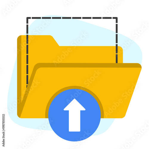 no files uplaod illustration for web design, ui ux design, template