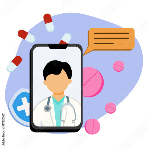 Doctor consultation with patient concept