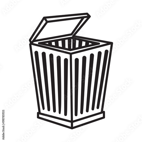 Black wire shelving unit with multiple shelves Vector