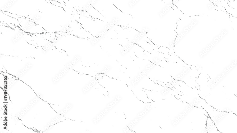 Fototapeta premium Gray cracks on white marble surface texture pattern