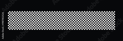 Seamless pattern of race checkered flags. Black and white checkerboard texture, motorsport finish line design. Vector illustration on white background. EPS 10 .