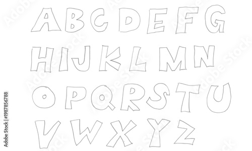 Black and white  English's alphabet, alphabet A B C D E F G H I J K L M N O P Q R S T U V W X Y Z