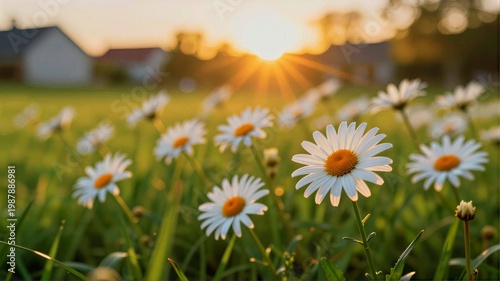 daisies in a meadow