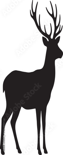 deer silhouette vector
