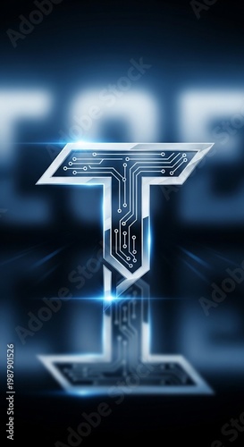 回路基板の輝き：未来を映すデジタルアート