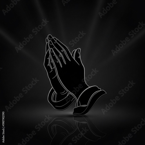 祈りの線画、静寂の輝き