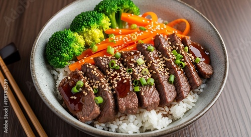 Delicious Asian beef and vegetables.