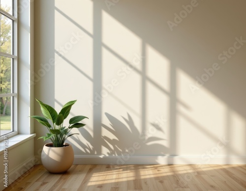 Creating a tranquil mental health space indoor room photo minimalist environment serene viewpoint soft concepts