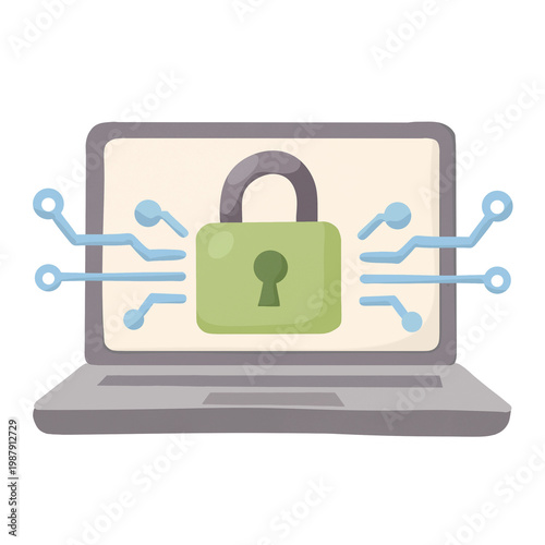 computer security concept