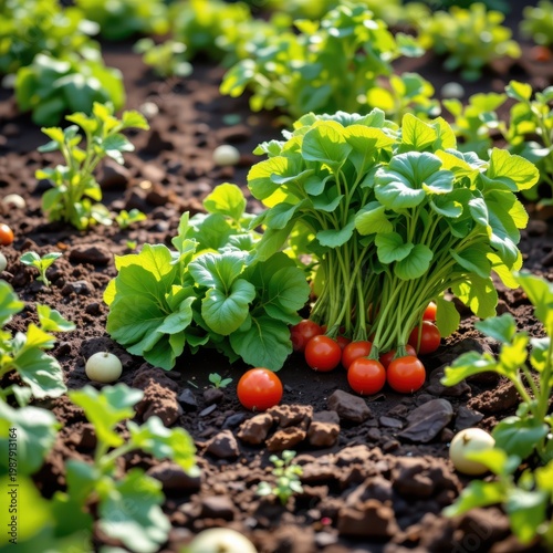 Harvesting organic vegetables local farm food photography outdoor setting close-up view sustainable practices