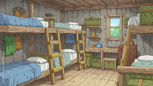 Explore the Tranquil Lifestyle of a Cozy Bunk Bed Retreat in Nature: A Perfect Blend of Comfort, Design, and Sustainable Living Awaits You