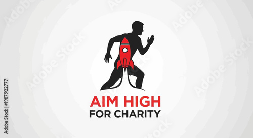 Charity Journey: Reaching New Heights with a Rocket Personifying the Noble Cause