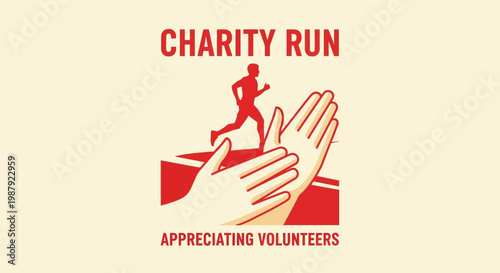 Charity Run Event Appreciating Volunteers, Celebrating Fitness and Community Support