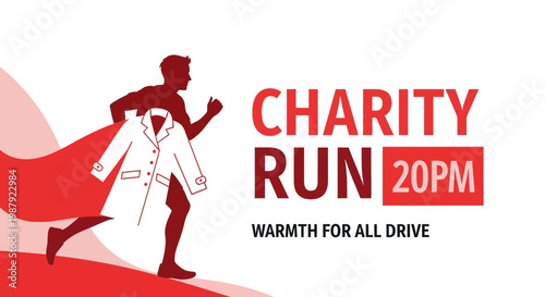 Charity Run Event For Warmth And Compassion