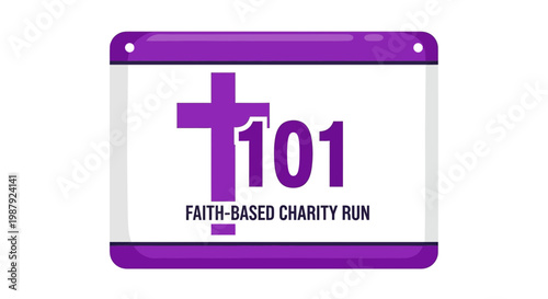 Christian Charity Event Design: A Symbolic Cross and Event Branding Concept