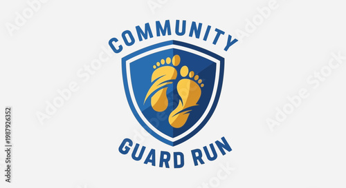 Community Guard Run Symbol: A Visual Representation Promoting Community Health And Wellness