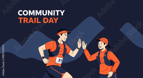 Community Trail Day Celebrates Success and Friendship Among Runners During Sunset Hike