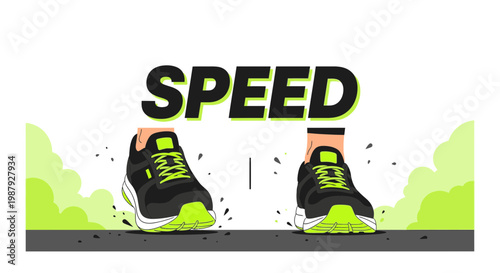 Conceptualizing Speed: Dynamic Running Imagery for Fitness, Athleticism and Activity