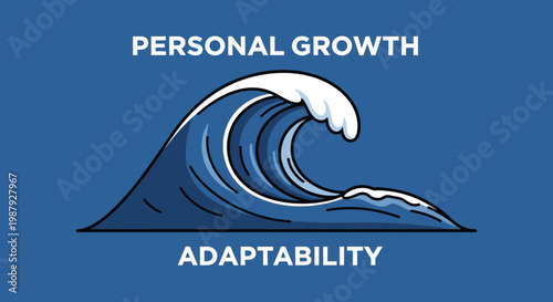Conceptual Representation Of Personal Growth And Adaptability Skills In Life.