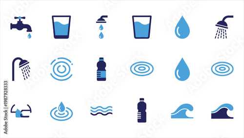 A Comprehensive Iconography of Water Access, Household Consumption, and Natural Aquatic Elements