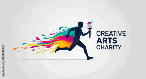 Creative Runner: Expressing Artistic Drive For Charity With Colorful Splashes