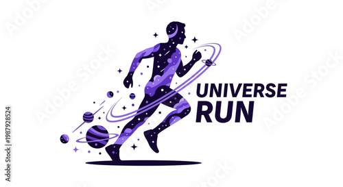 Cosmic Runner's Journey: A Stellar Voyage Across Celestial Spheres and Cosmic Realms