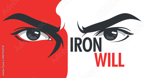 Dualistic Contrast: Vision and Determination Concept Manifested in Graphic Expression