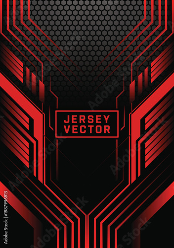 Dynamic Sport Jersey Vector, Abstract Sublimation Jersey Print Template, dress, Uniform, Jersey Art.