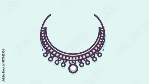 Ornate Symmetrical Necklace Design