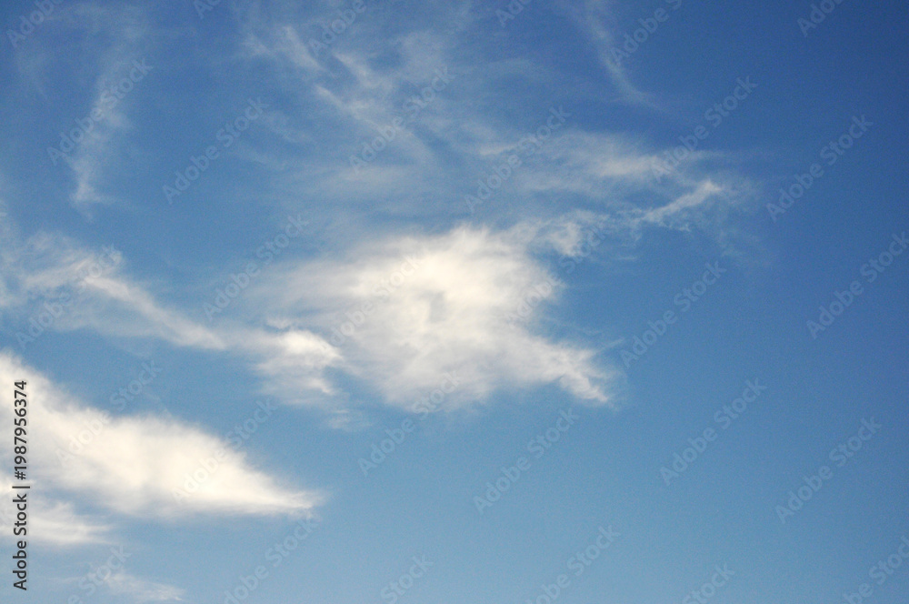 Obraz premium blue sky with clouds