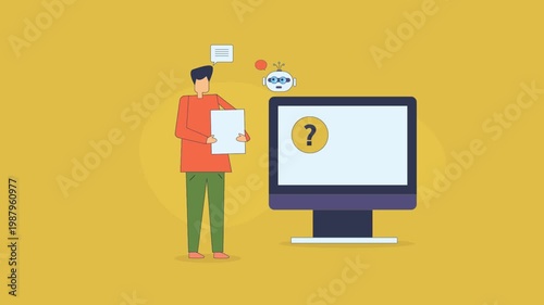 AI data analyst process enterprise report, delivering precise and accurate information to office professional queries.