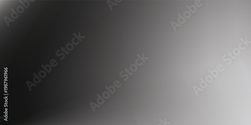 abstrak hitam dan putih abu-abu membentang di latar belakang holografis spanduk