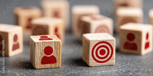 Target audience engagement strategies marketing insights infographic digital environment close-up view marketing concepts