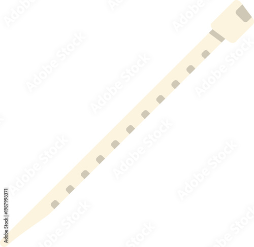 Transparent plastic laboratory pipette designed for precise liquid measuring and transfer tasks