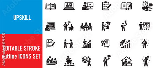 Upskill Icons Set Collection,...