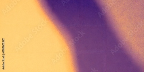 Grainy Warm Yellow to Deep Purple Neon Glow Fade on Dark Background – Ethereal Abstract Futuristic Sci-Fi Light Texture Backdrop